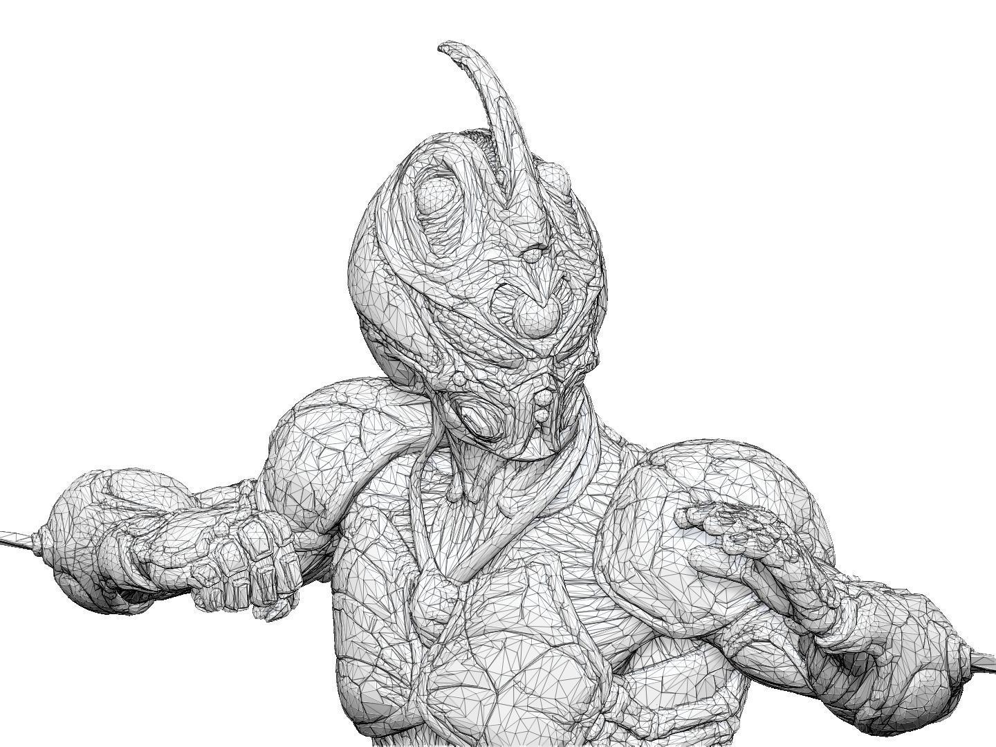GUYVER for 3D print STL 3D print model_30