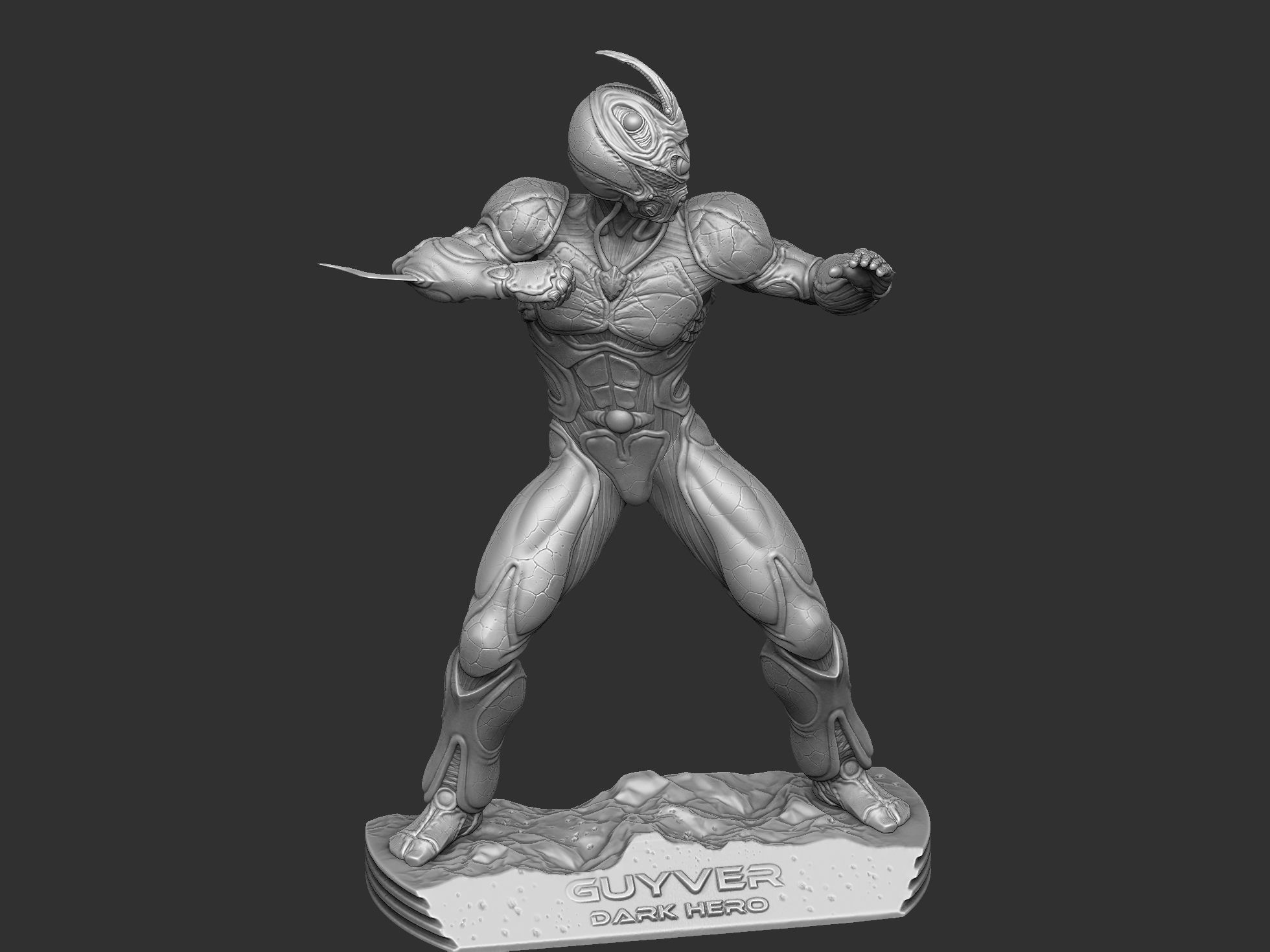 GUYVER for 3D print STL 3D print model_49