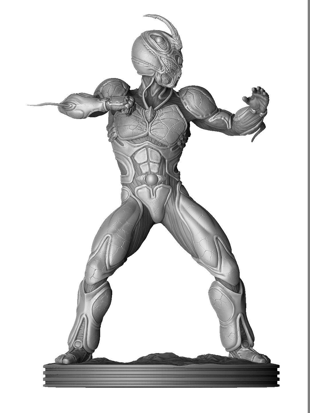GUYVER for 3D print STL 3D print model_9