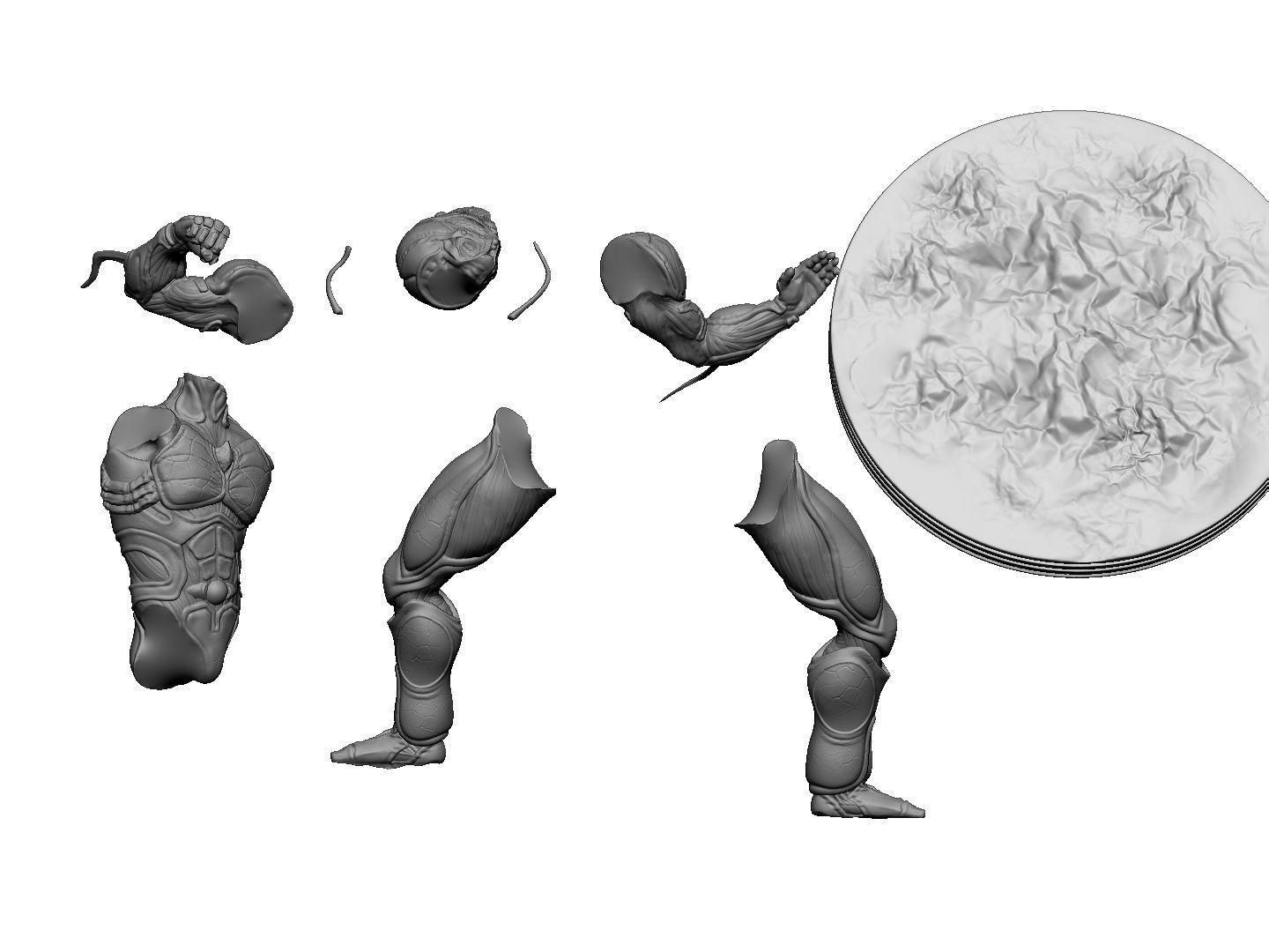 GUYVER for 3D print STL 3D print model_32