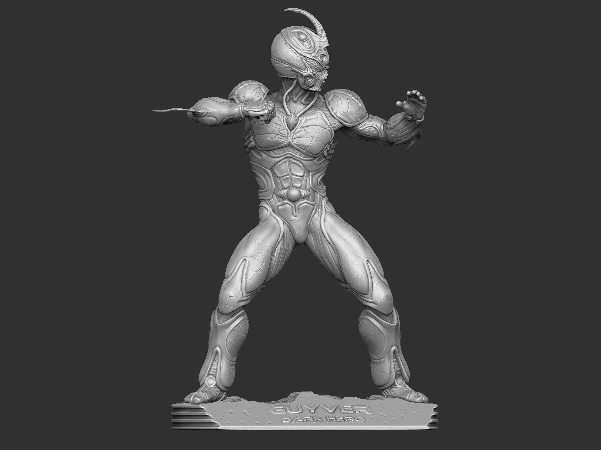 GUYVER for 3D print STL 3D print model_50