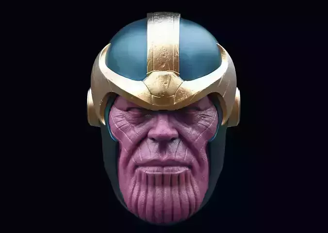 Thanos Head Comic Style