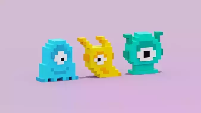 Voxel Aliens