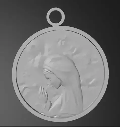 virgin girl pendant 
