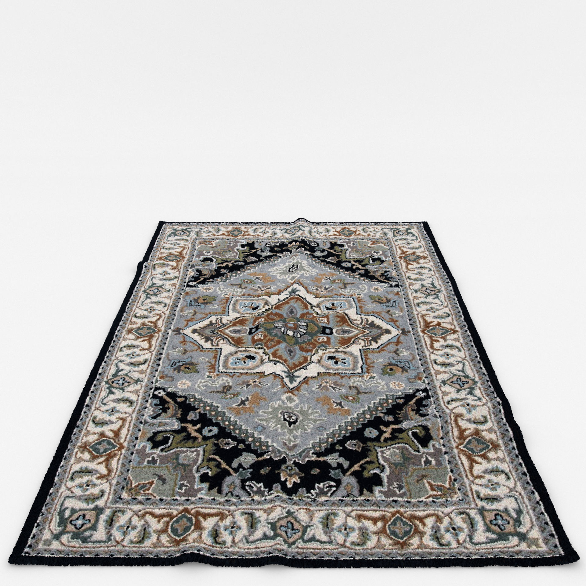 Rugs No 748 Low-poly 3D model_4