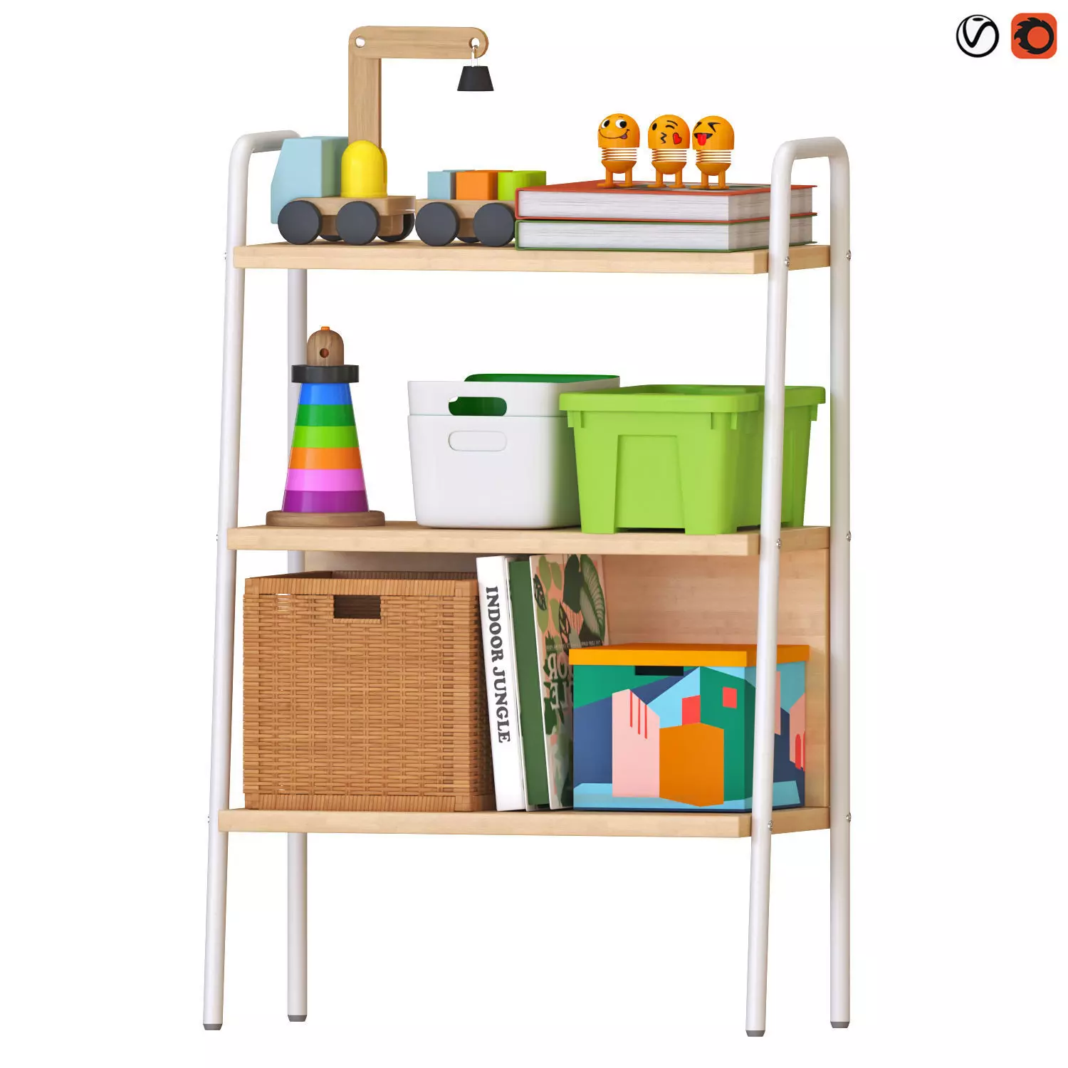 SVENARUM Shelving unit 2 3D model
