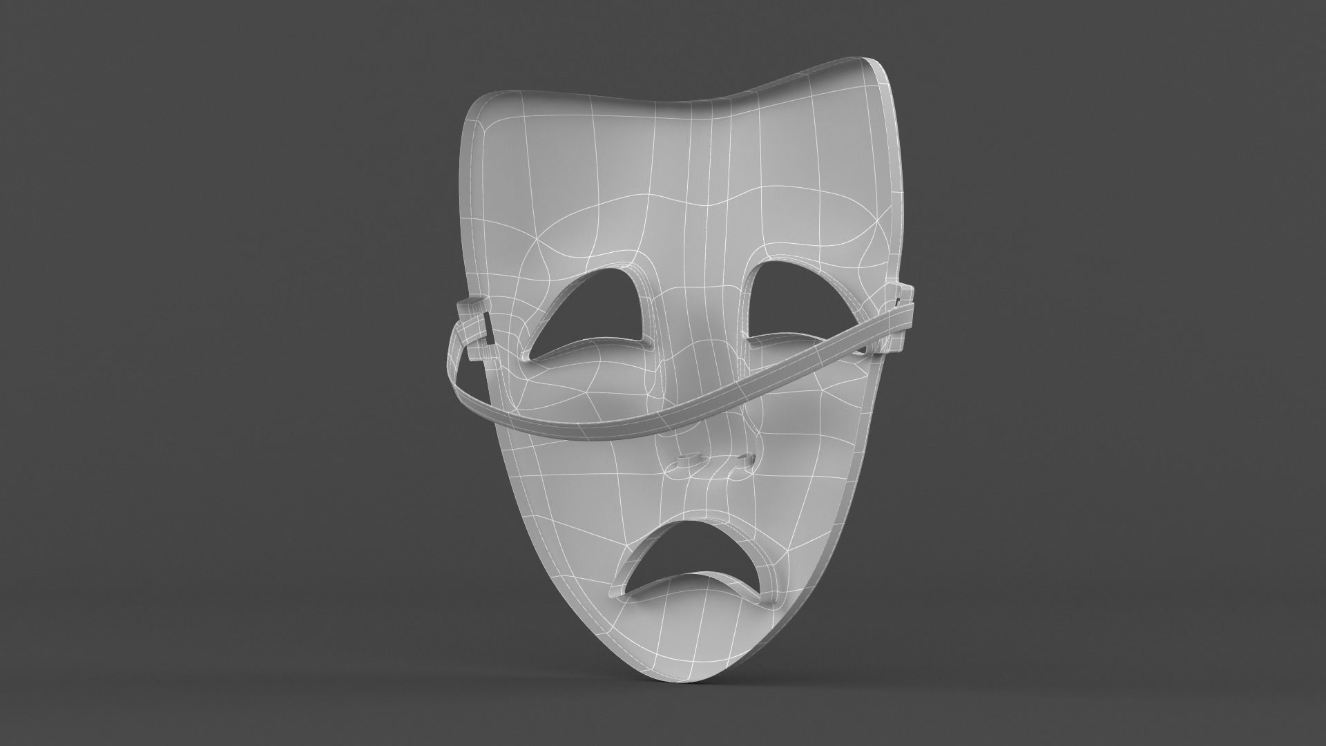 Theatre Masks 3D model_13