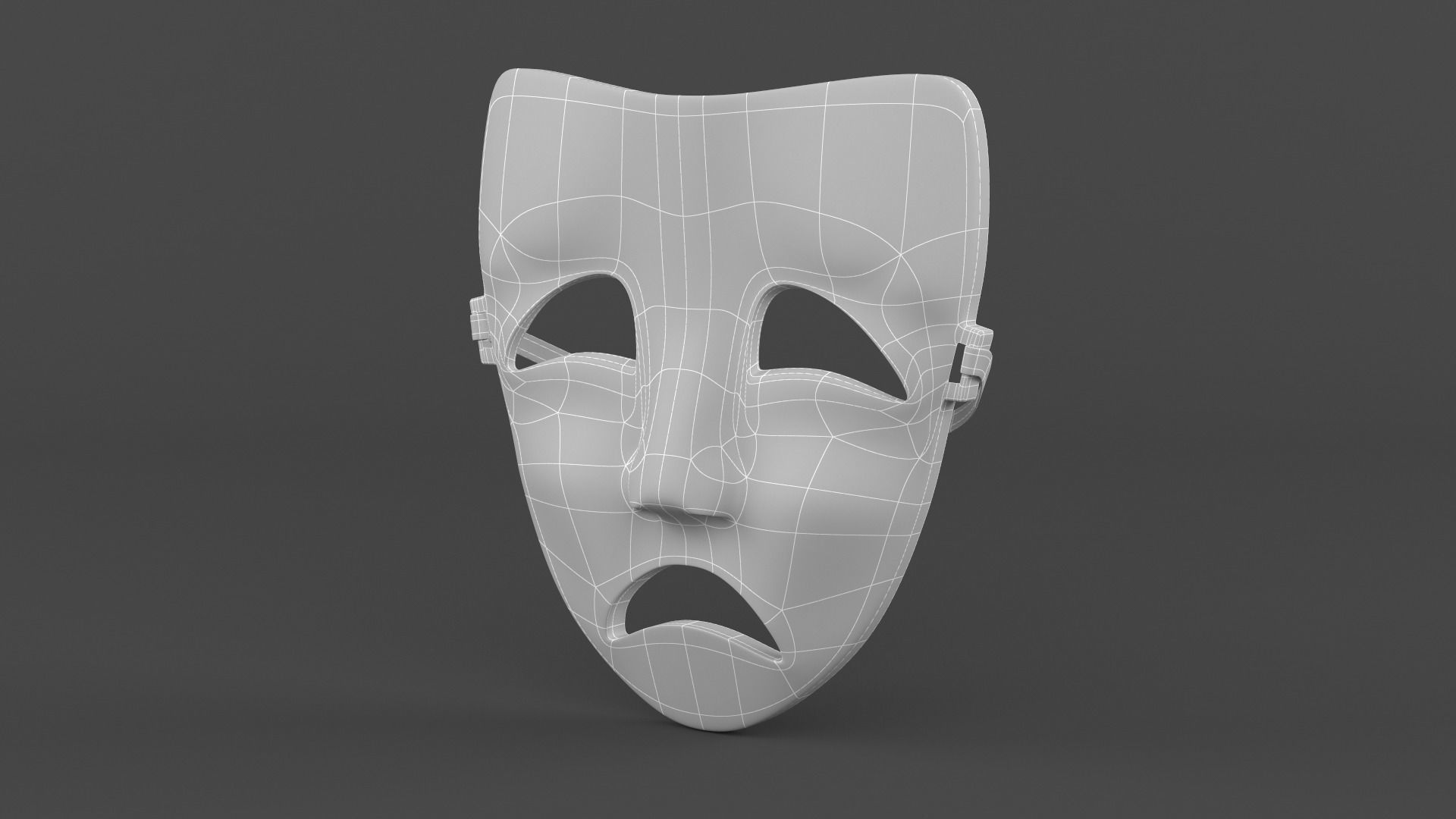 Theatre Masks 3D model_12