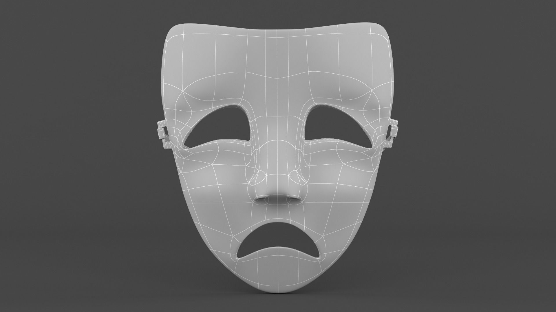 Theatre Masks 3D model_11