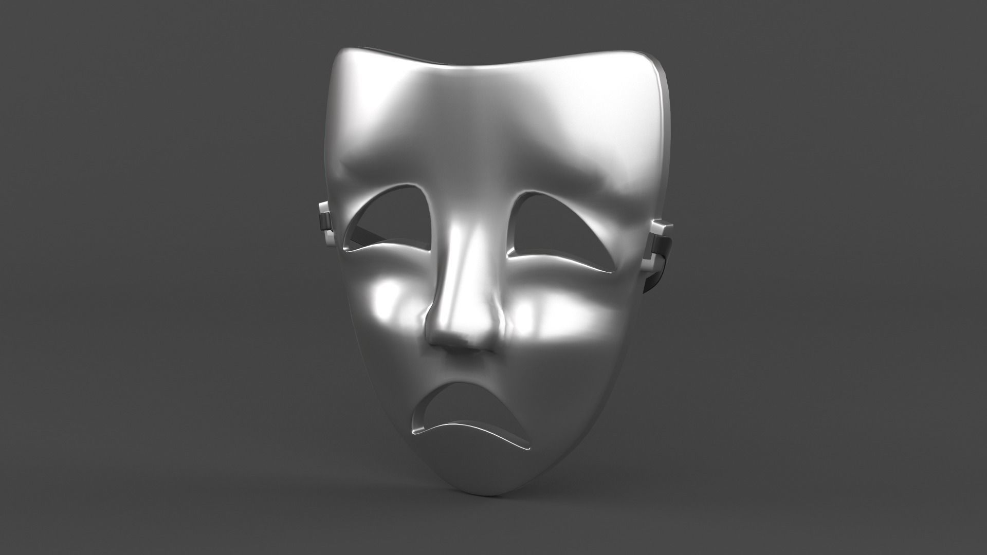 Theatre Masks 3D model_5