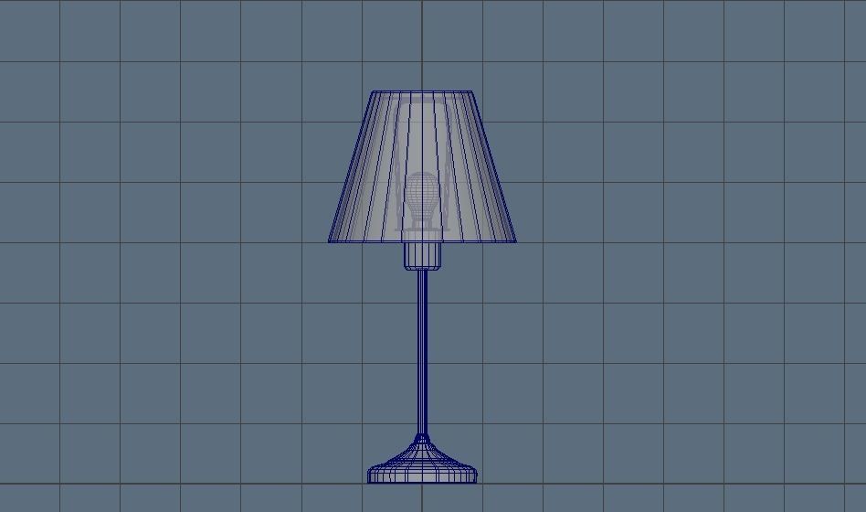 Table Lamp Ikea 18 Low Poly Low-poly 3D model_12