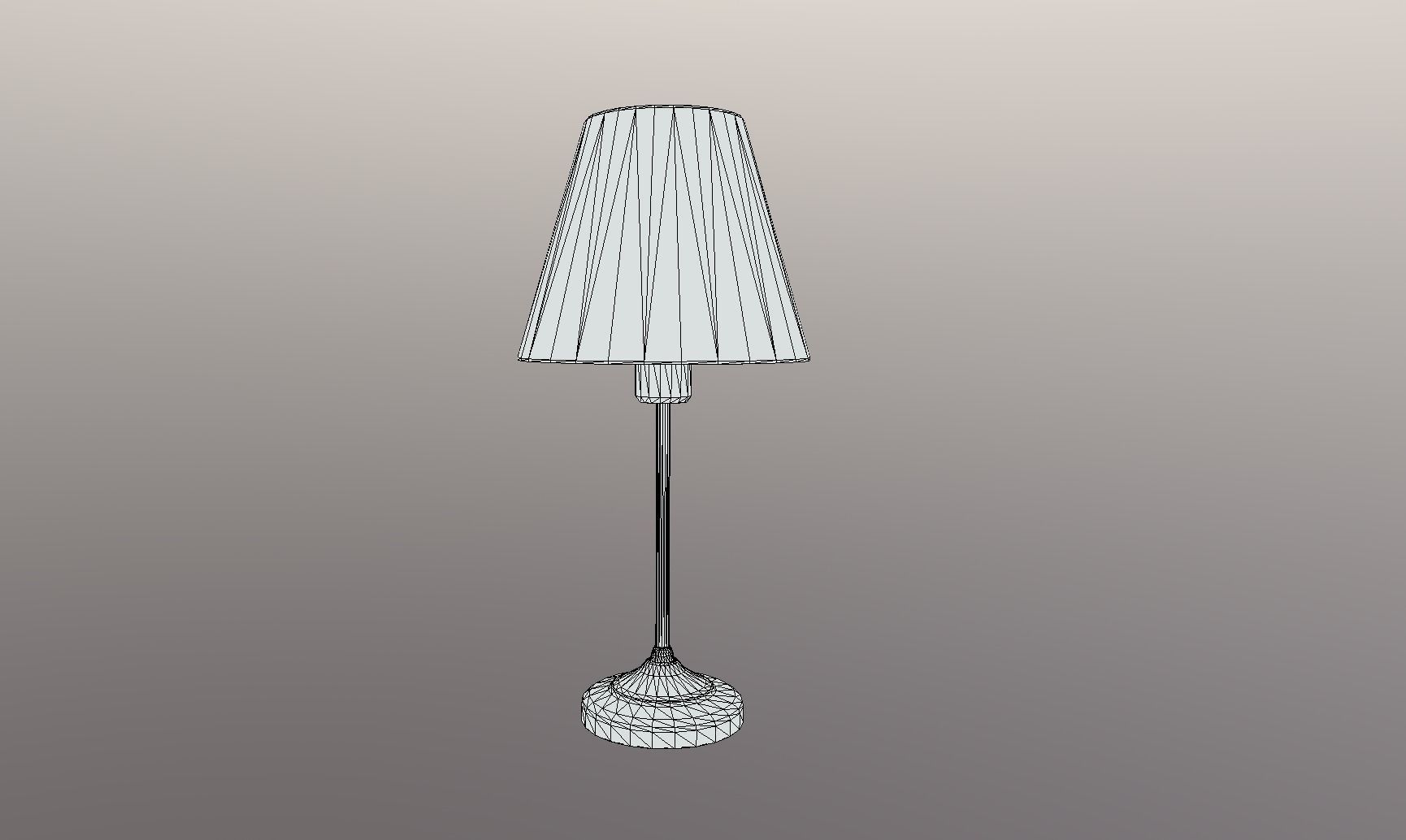 Table Lamp Ikea 18 Low Poly Low-poly 3D model_8