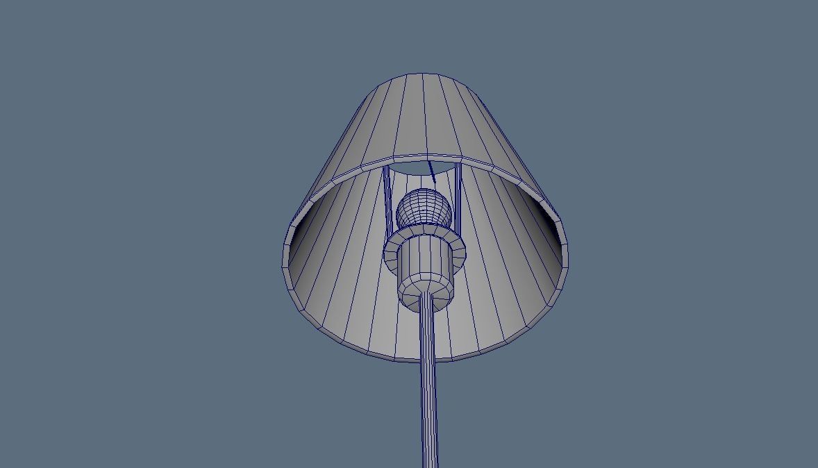 Table Lamp Ikea 18 Low Poly Low-poly 3D model_13