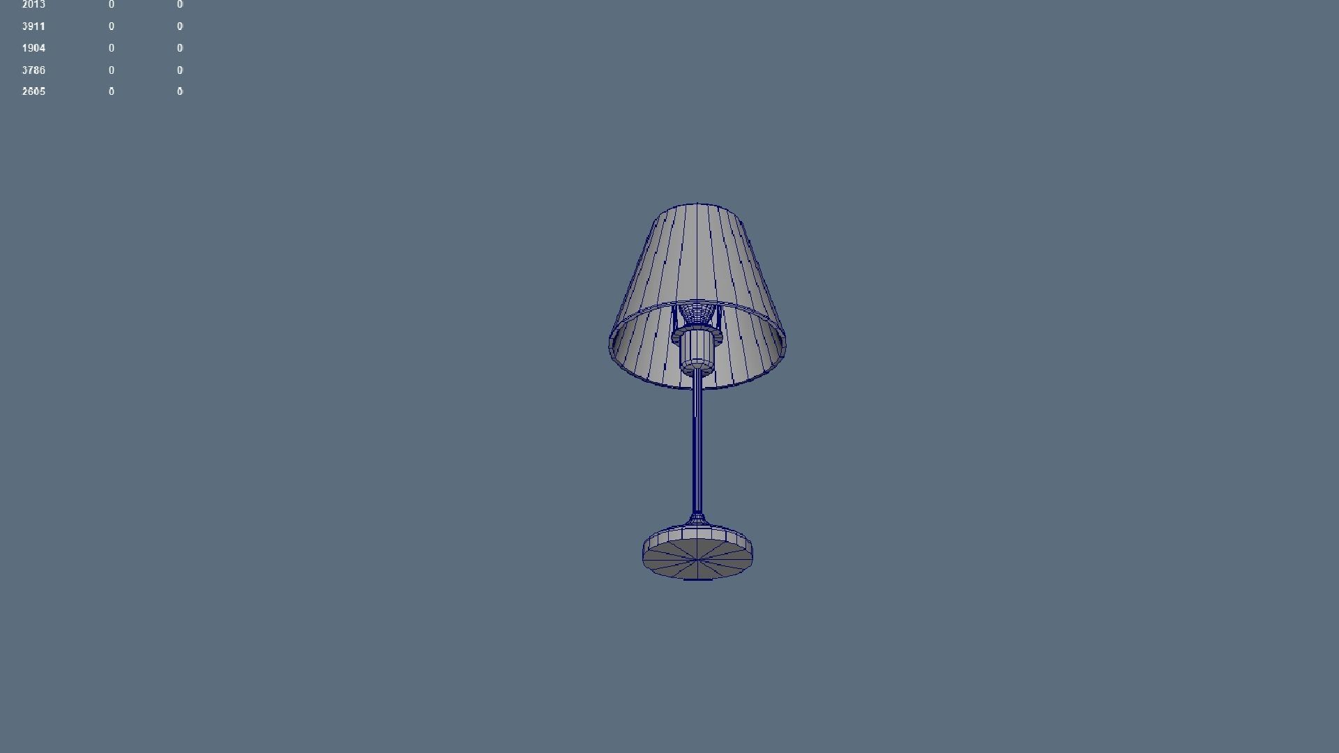 Table Lamp Ikea 18 Low Poly Low-poly 3D model_11
