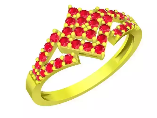 luxury diamond women ring 5027