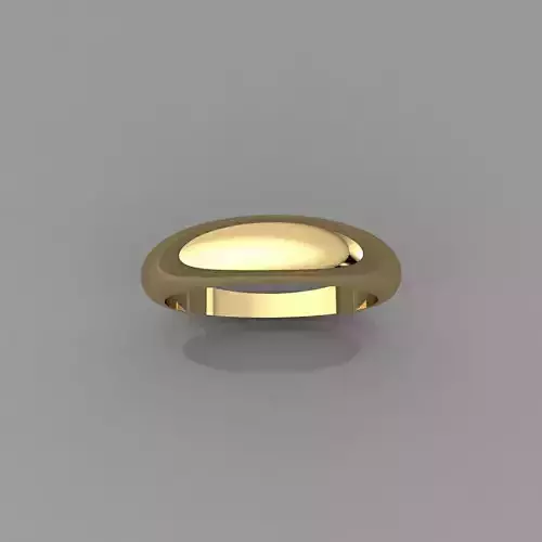 Plain Full Bombay Engagement Ring 3d Model 