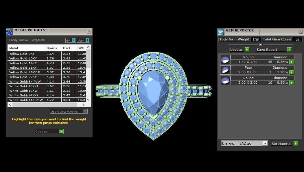 Solitaire Engagement Ring 3dm STL OBJ FBX Renders Details 3D print model_3