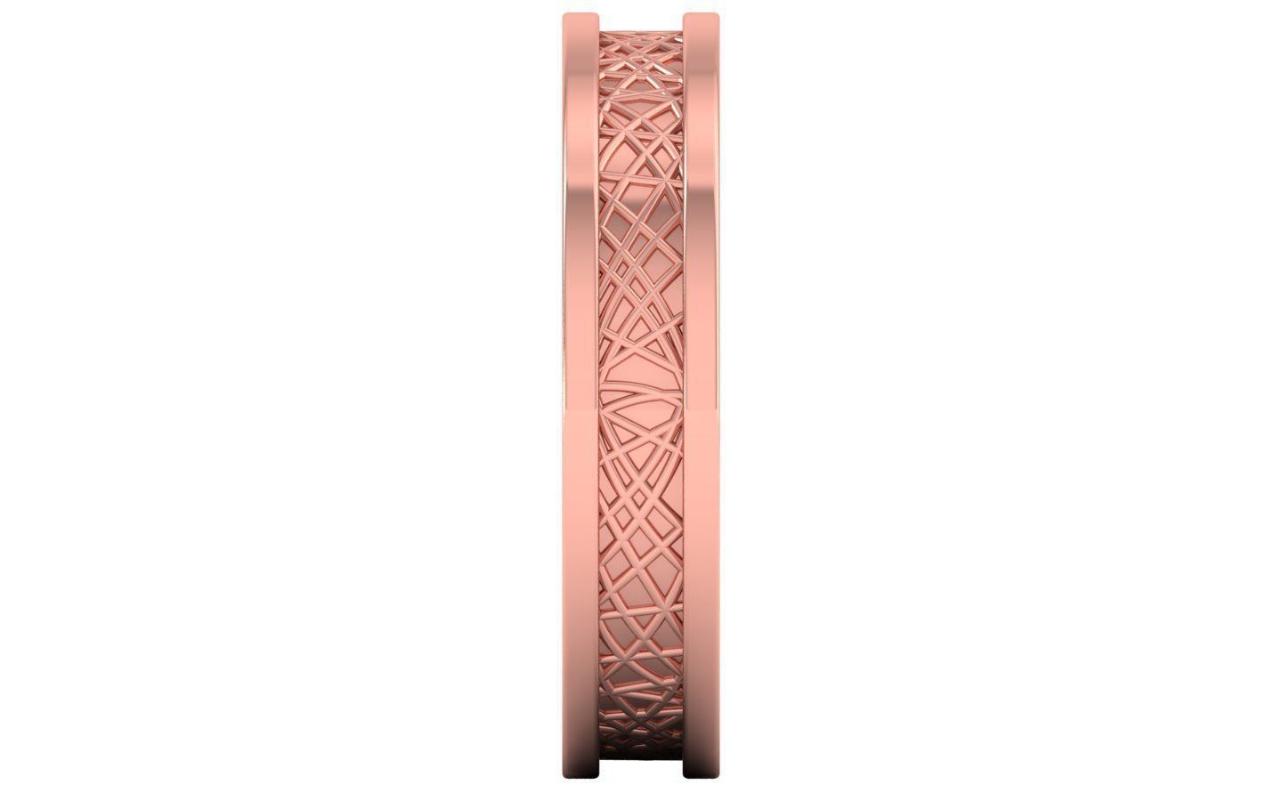 Plain Band Rings For Engagement or Wedding 3D print model_1