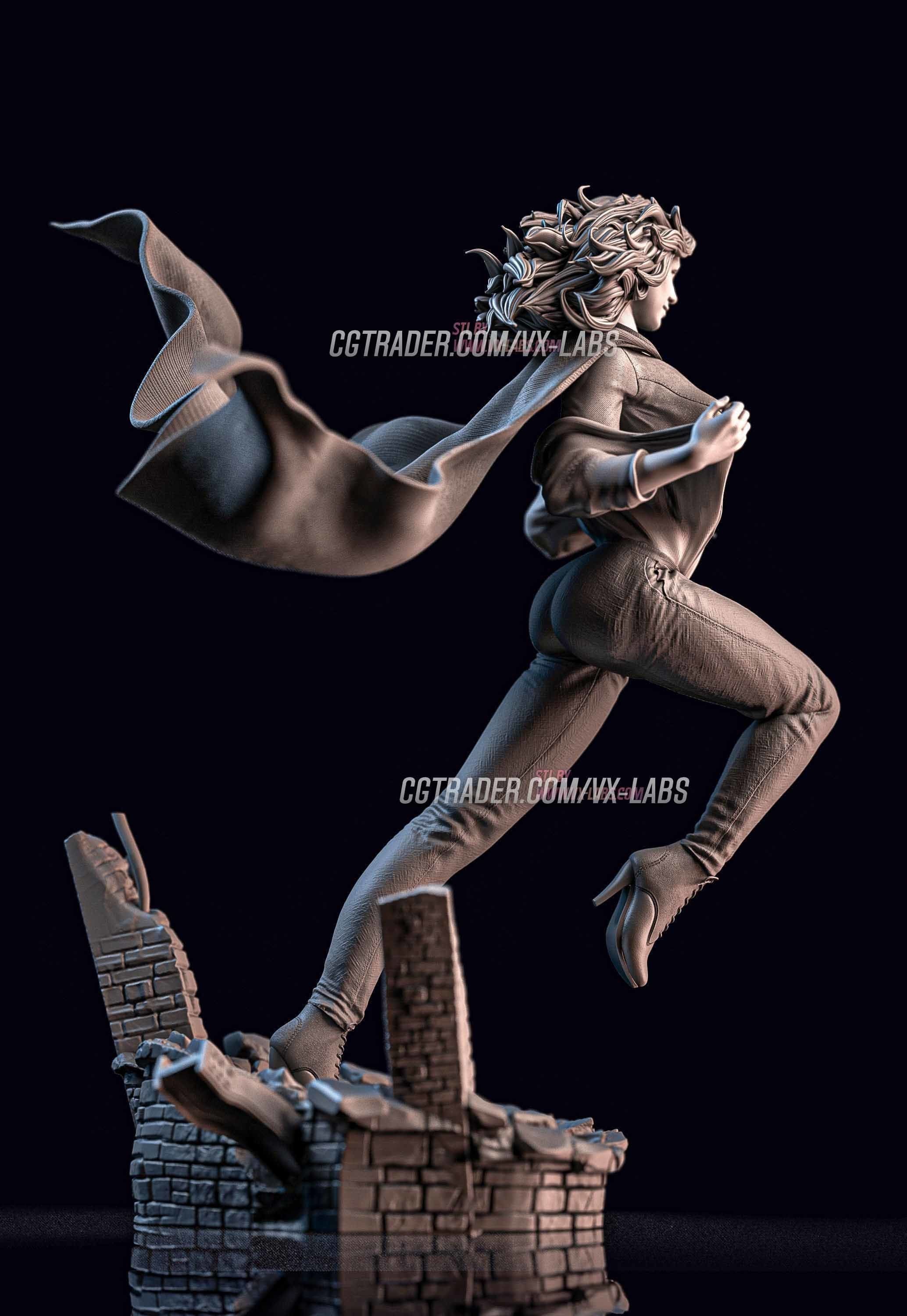 Supergirl Including Sexy version 3D print model_5