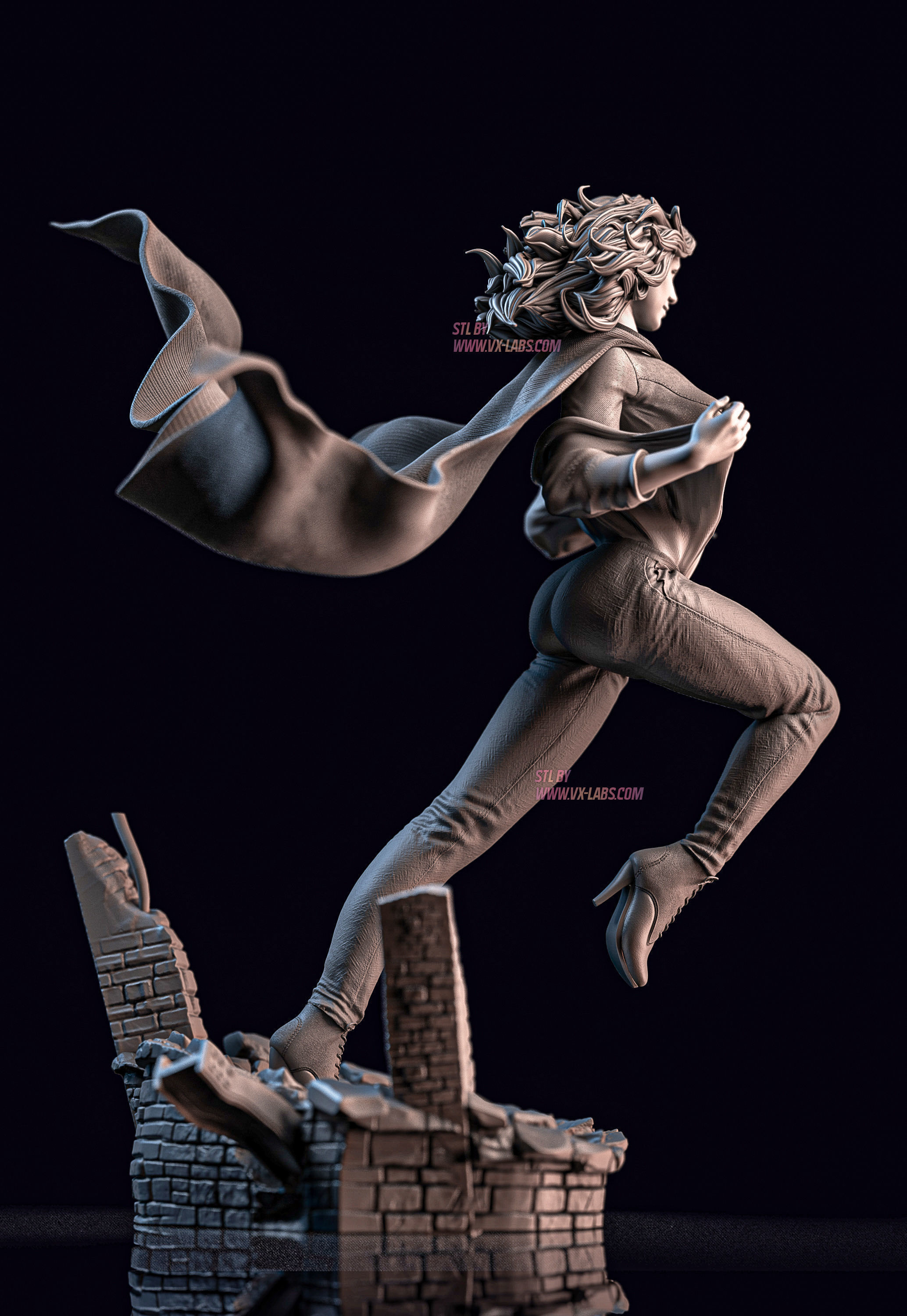 Supergirl Including Sexy version 3D print model_8