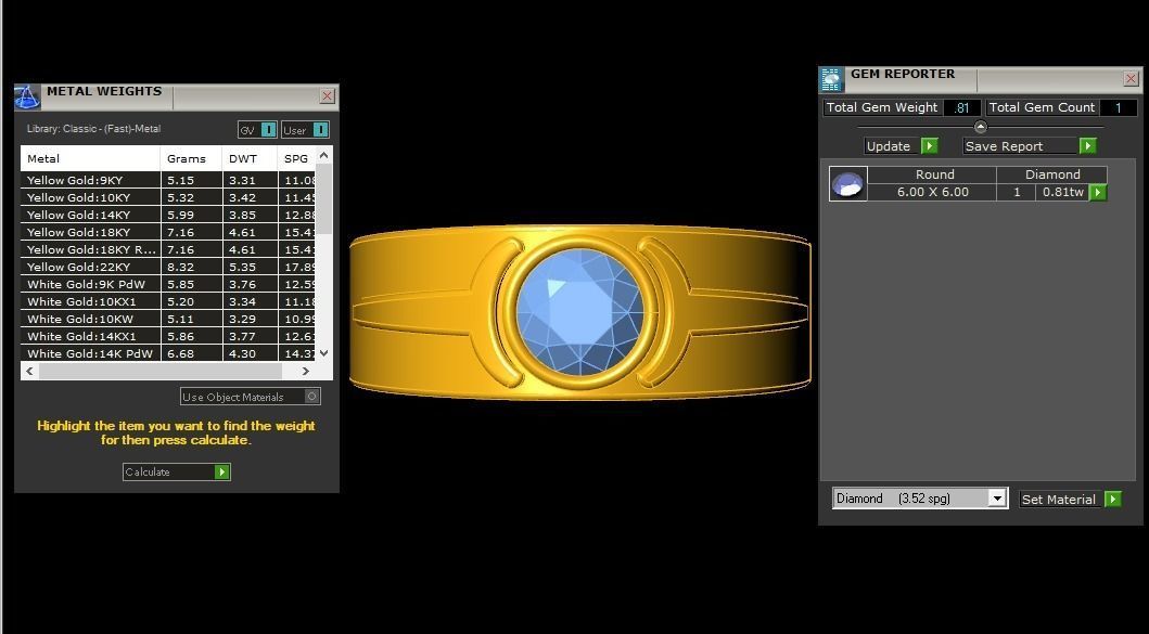 Solitaire Diamond Wedding Ring 3dm STL OBJ FBX Renders Details 3D print model_3