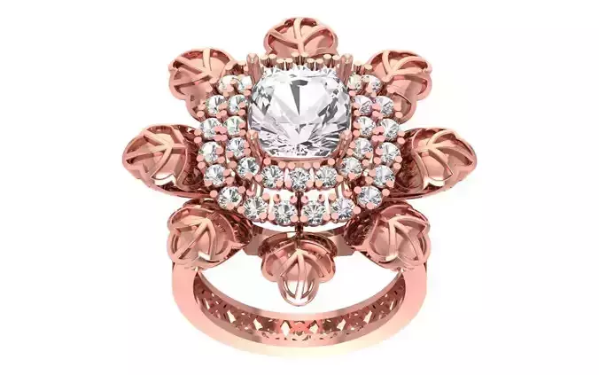 Turtle Ring 3dm STL OBJ FBX Renders Details