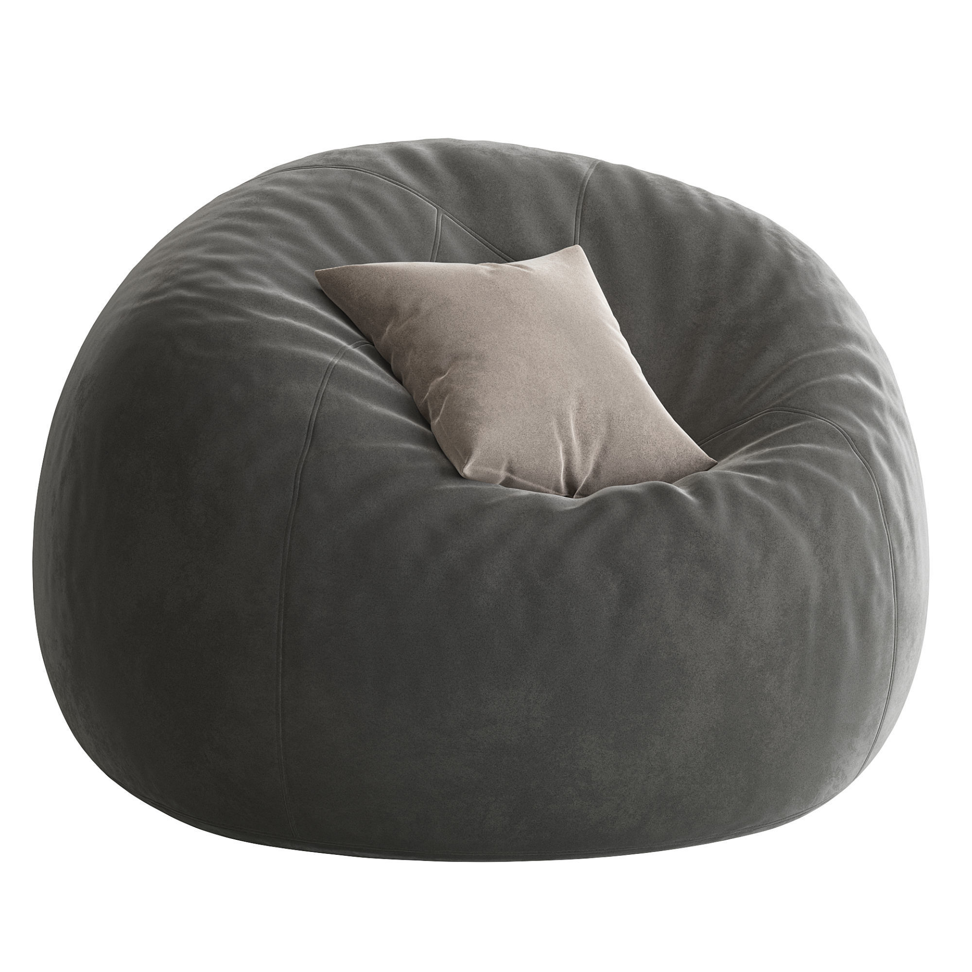 Bean Bag 3D model_4