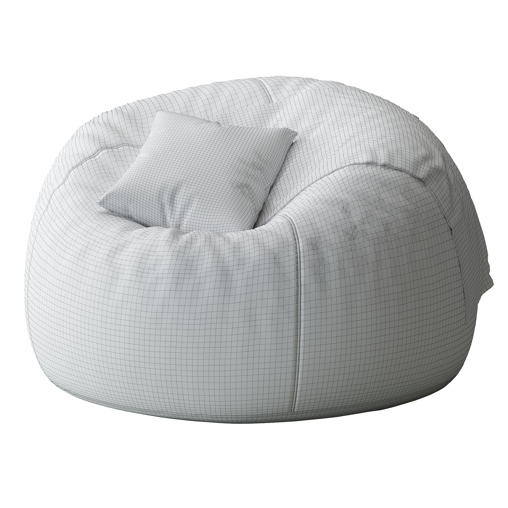 Bean Bag 3D model_8
