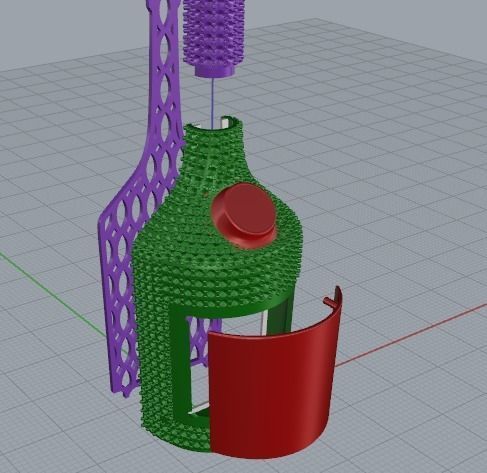Bottle Model 2073 3D print model_5