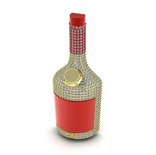 Bottle Model 2073 3D print model_0