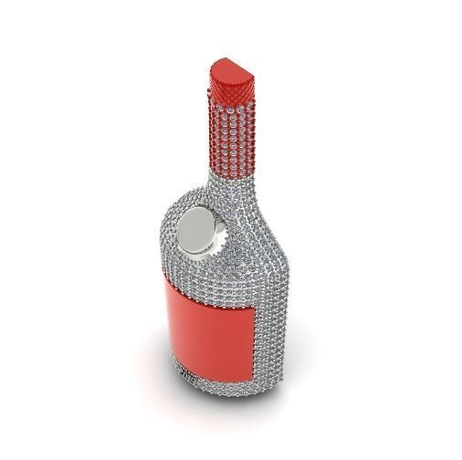 Bottle Model 2073 3D print model_1