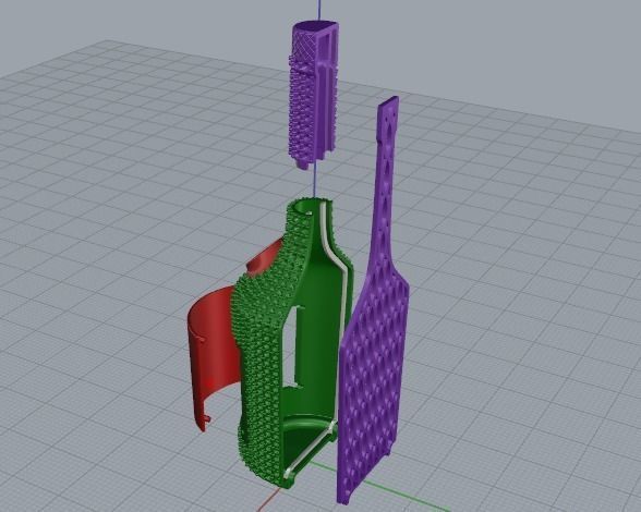 Bottle Model 2073 3D print model_3