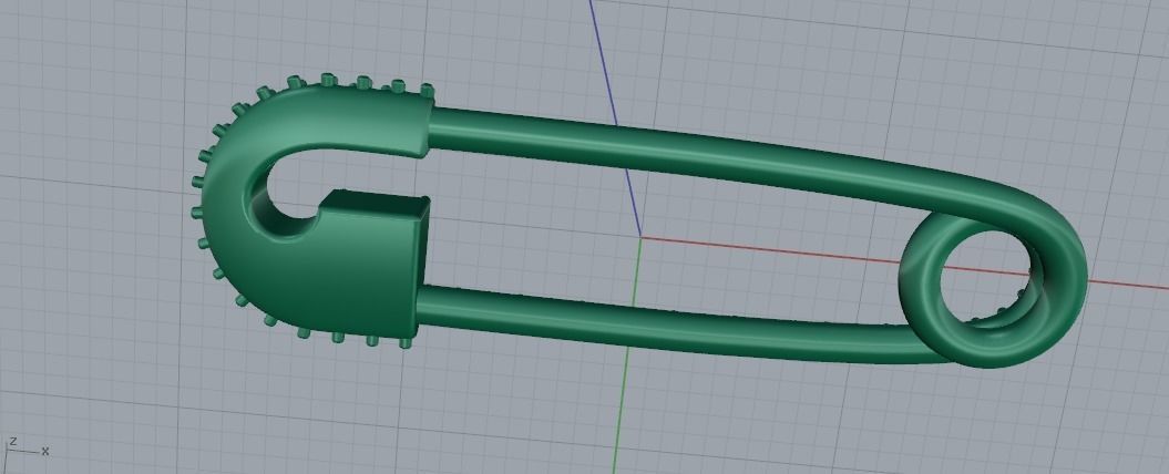 Bracelet Pin Model 2066 3D print model_6