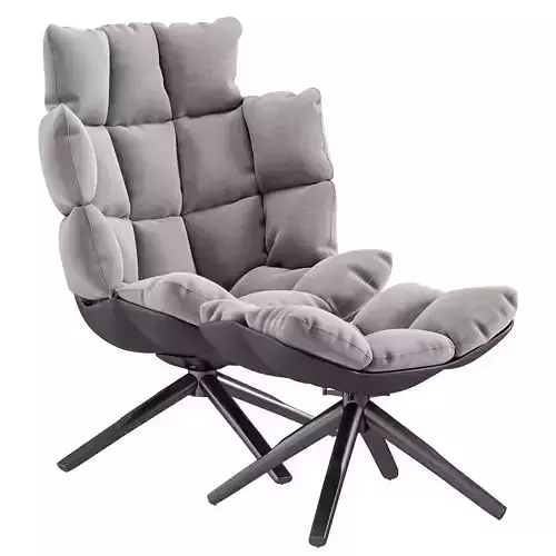 POLTRONA E POUFF HUSK by ITALIA