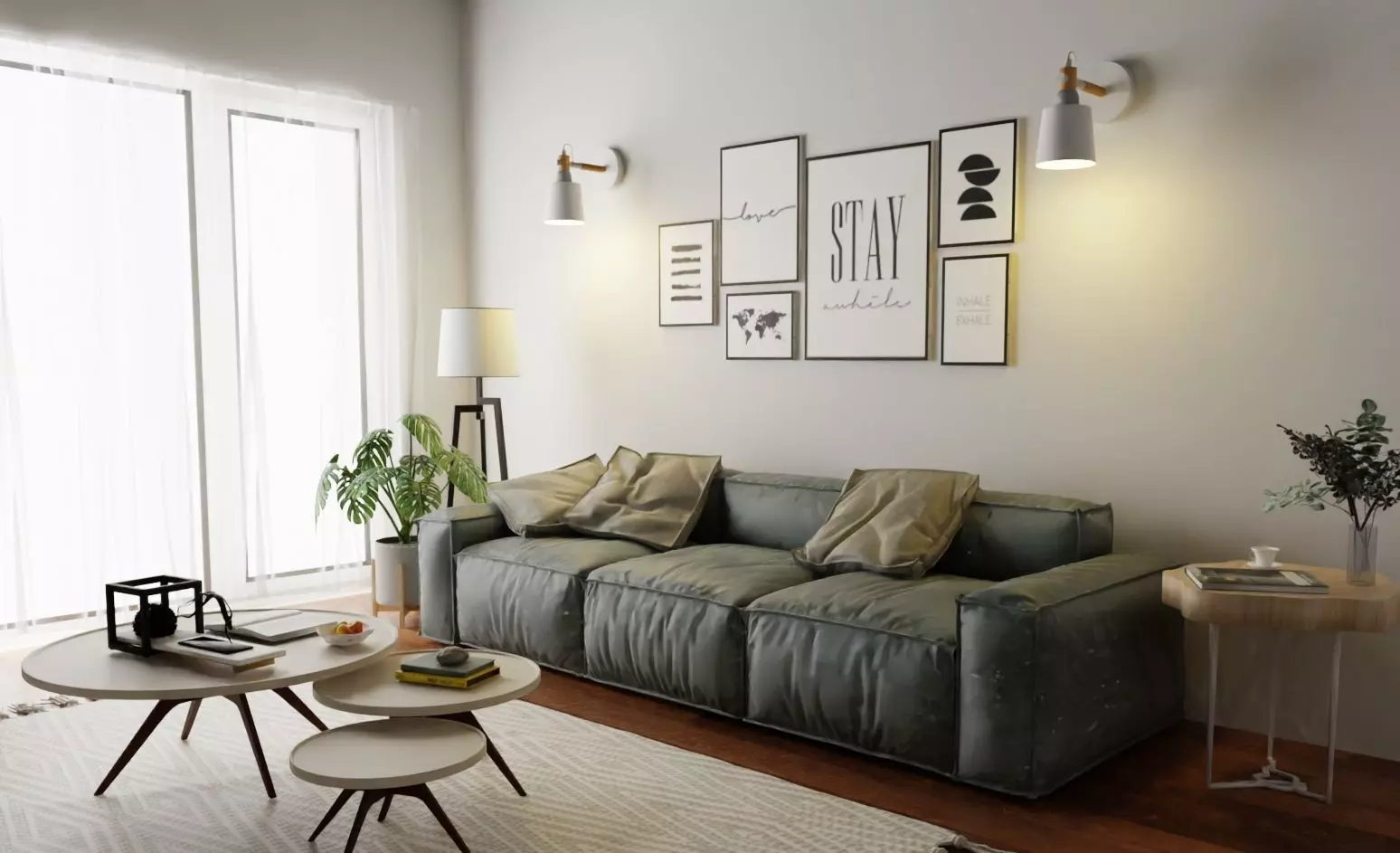 LIVING ROOM INTERIOR 3D model