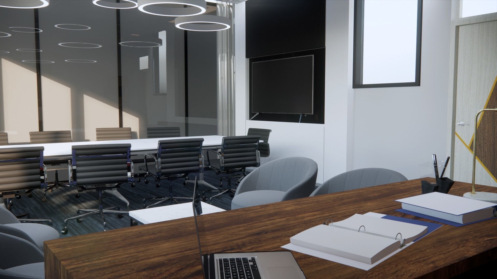 Manager Office  3D model_3