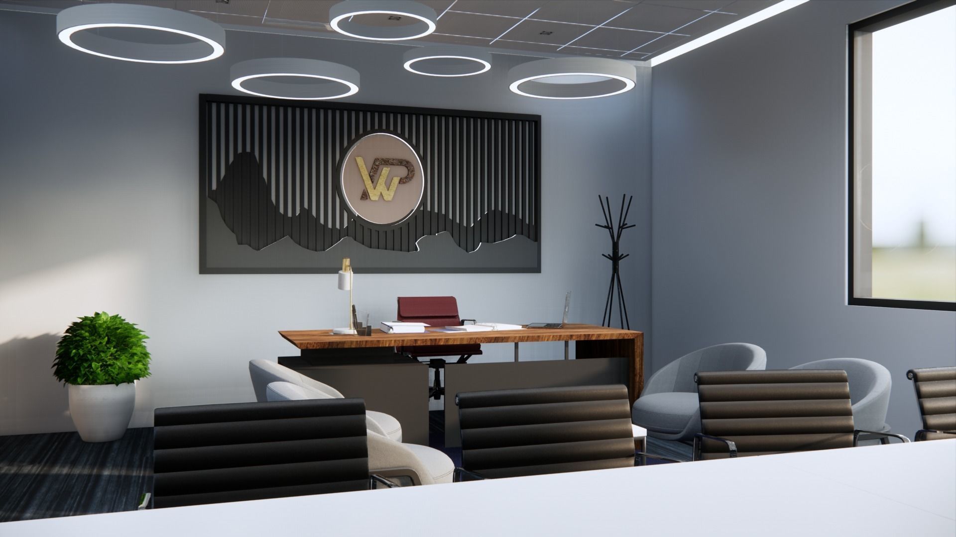 Manager Office  3D model_1