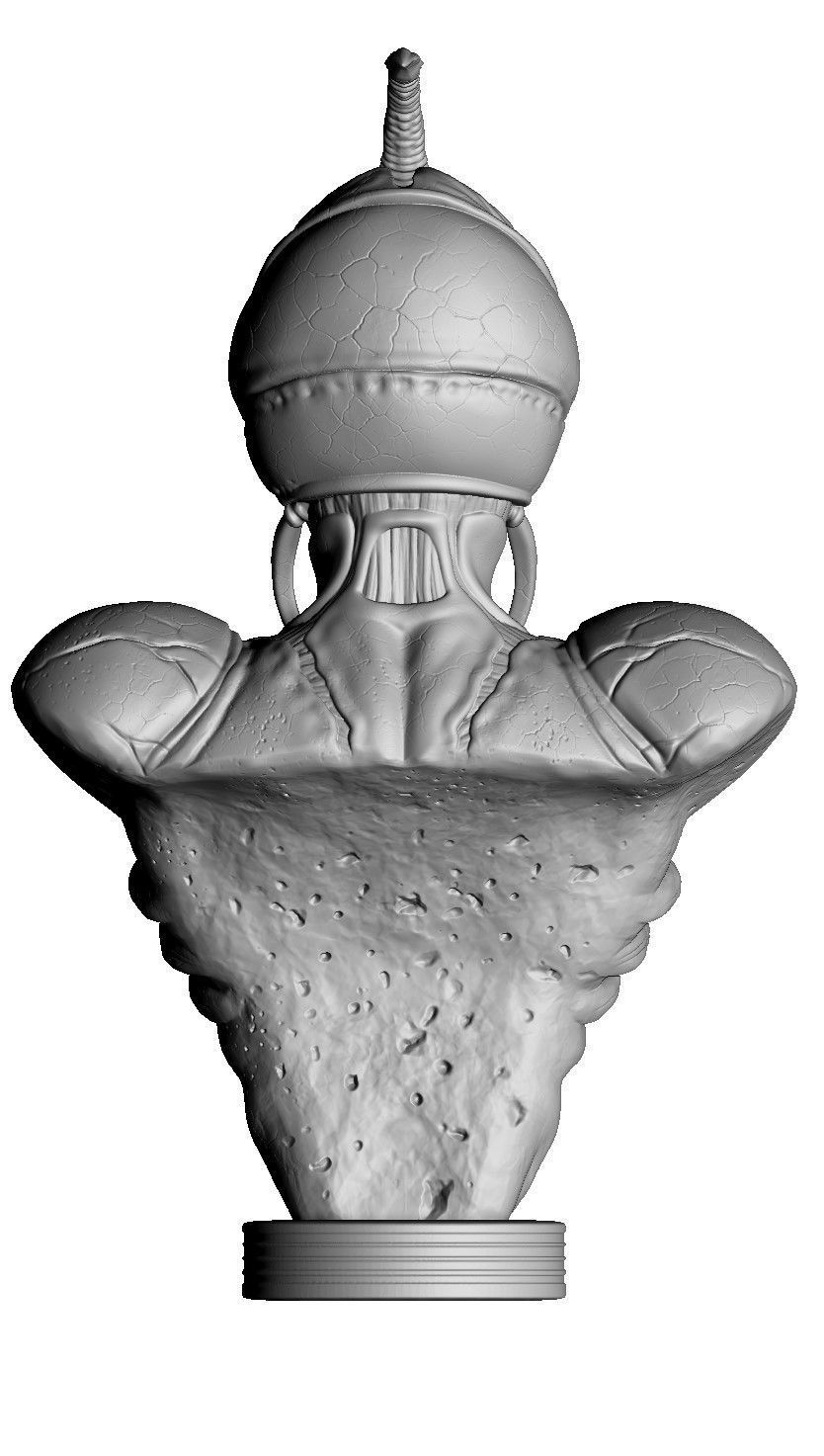 Guyver Bust 3D printable STL 3D print model_26