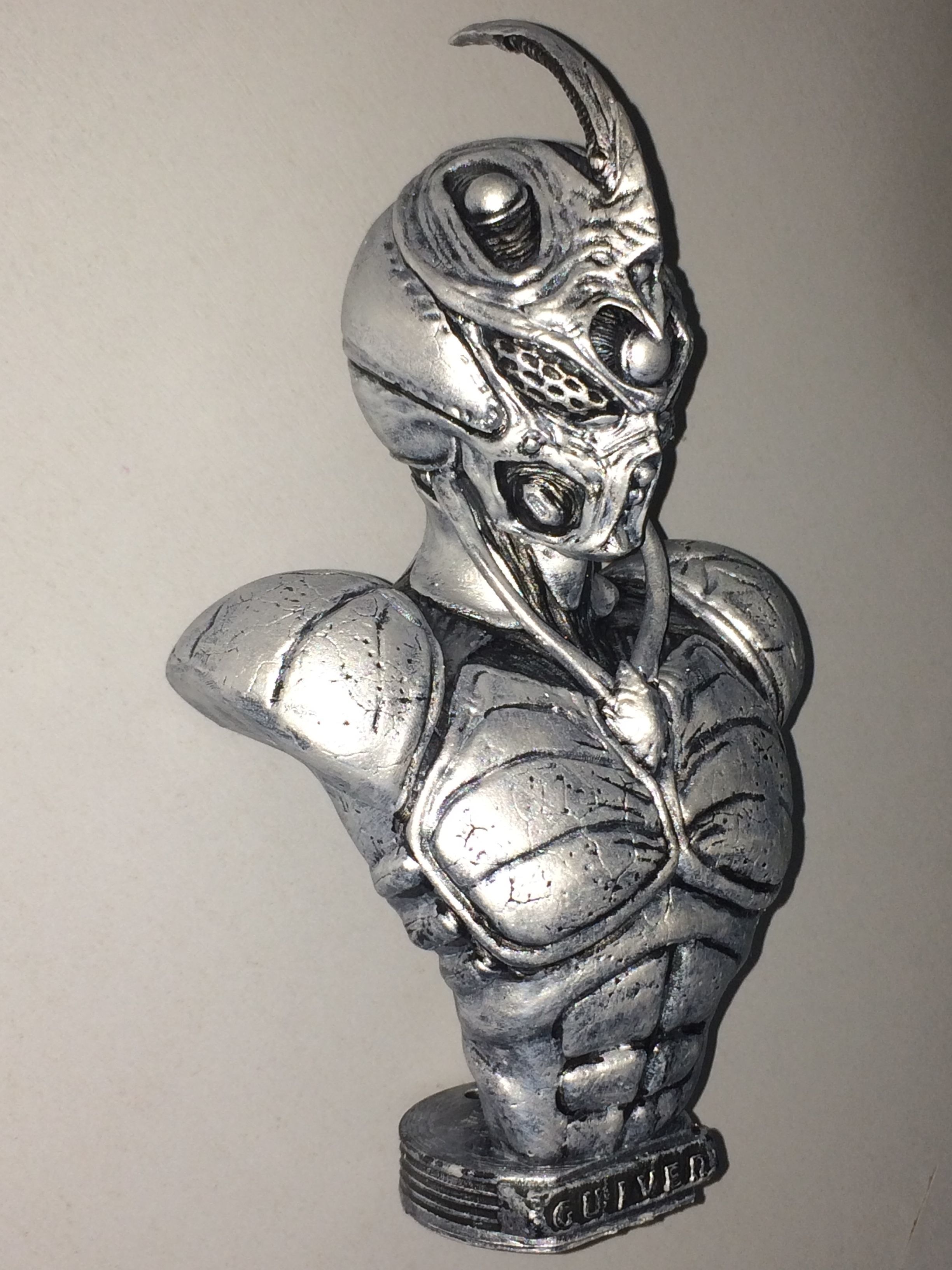 Guyver Bust 3D printable STL 3D print model_5