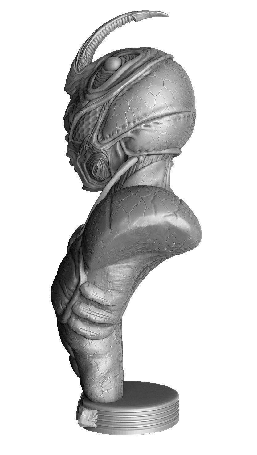 Guyver Bust 3D printable STL 3D print model_24