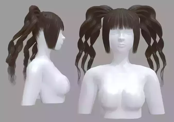 Wavy Ponytails Hairstyle V18857 