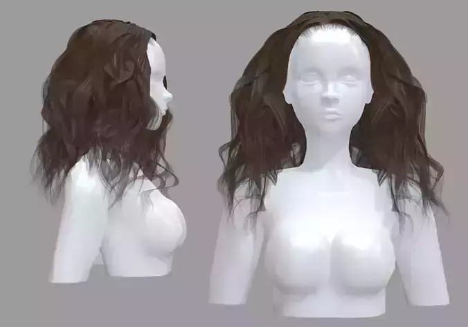 Wavy Basic Hairstyle V62407 