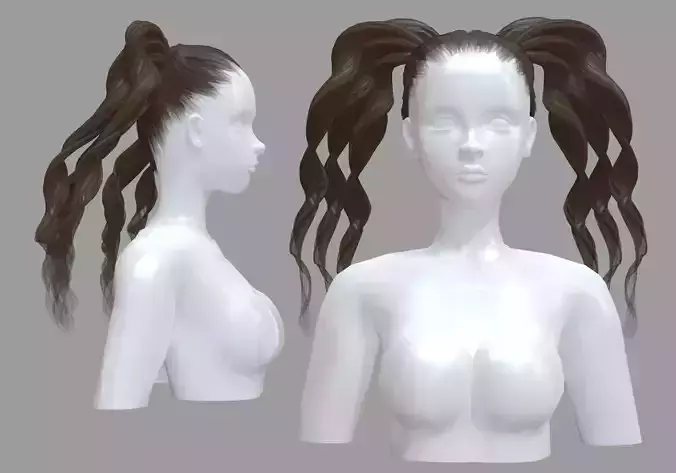 Ponytails Two Hairstyle V15201 