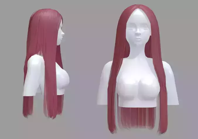 Long Female Hairstyle V26626 