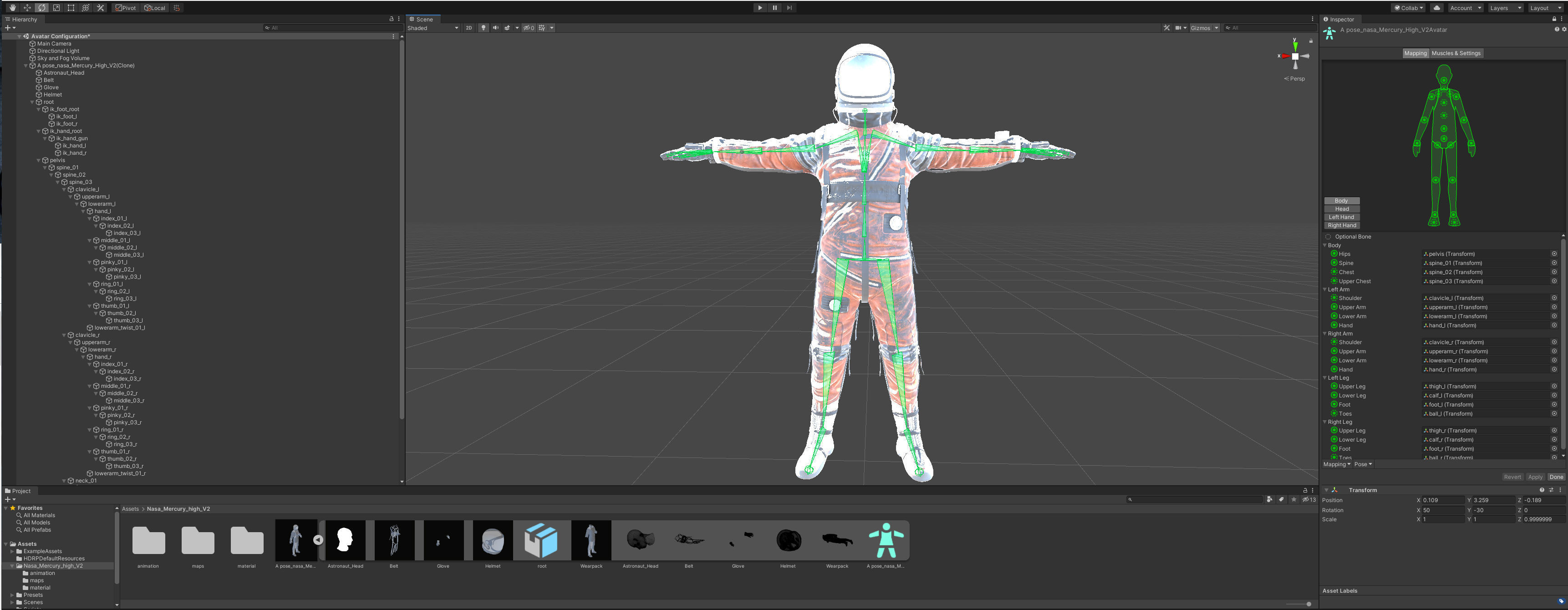 CS04 Space Suit LITE VERSION 2 Low-poly 3D model_17
