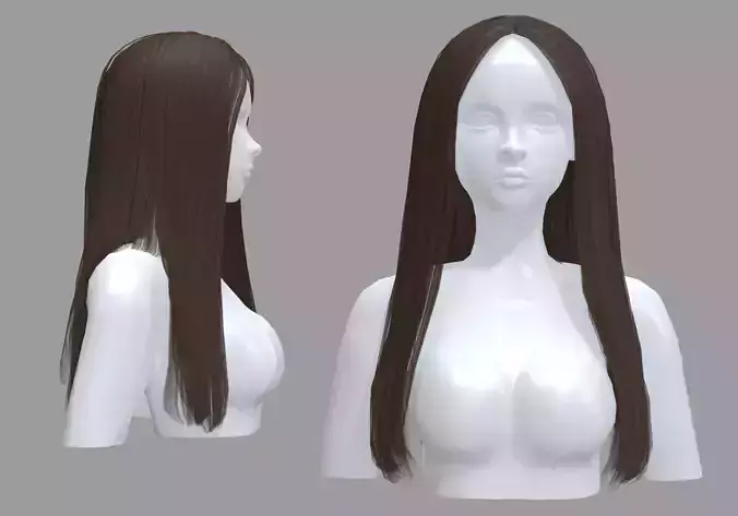 Basic Female Hairstyle V26998 