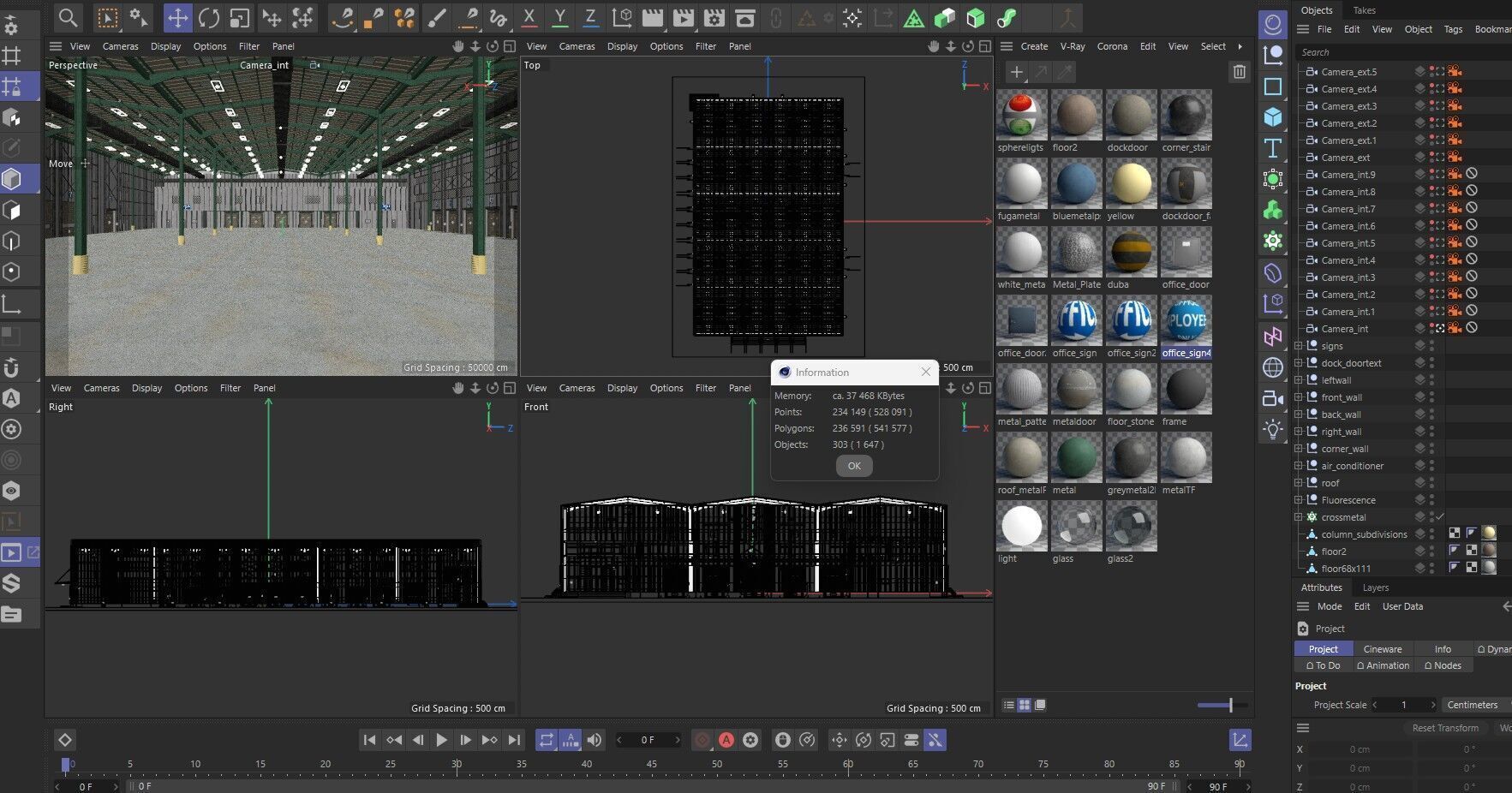 Warehouse Logistic 6 interior and exterior 3D model_37