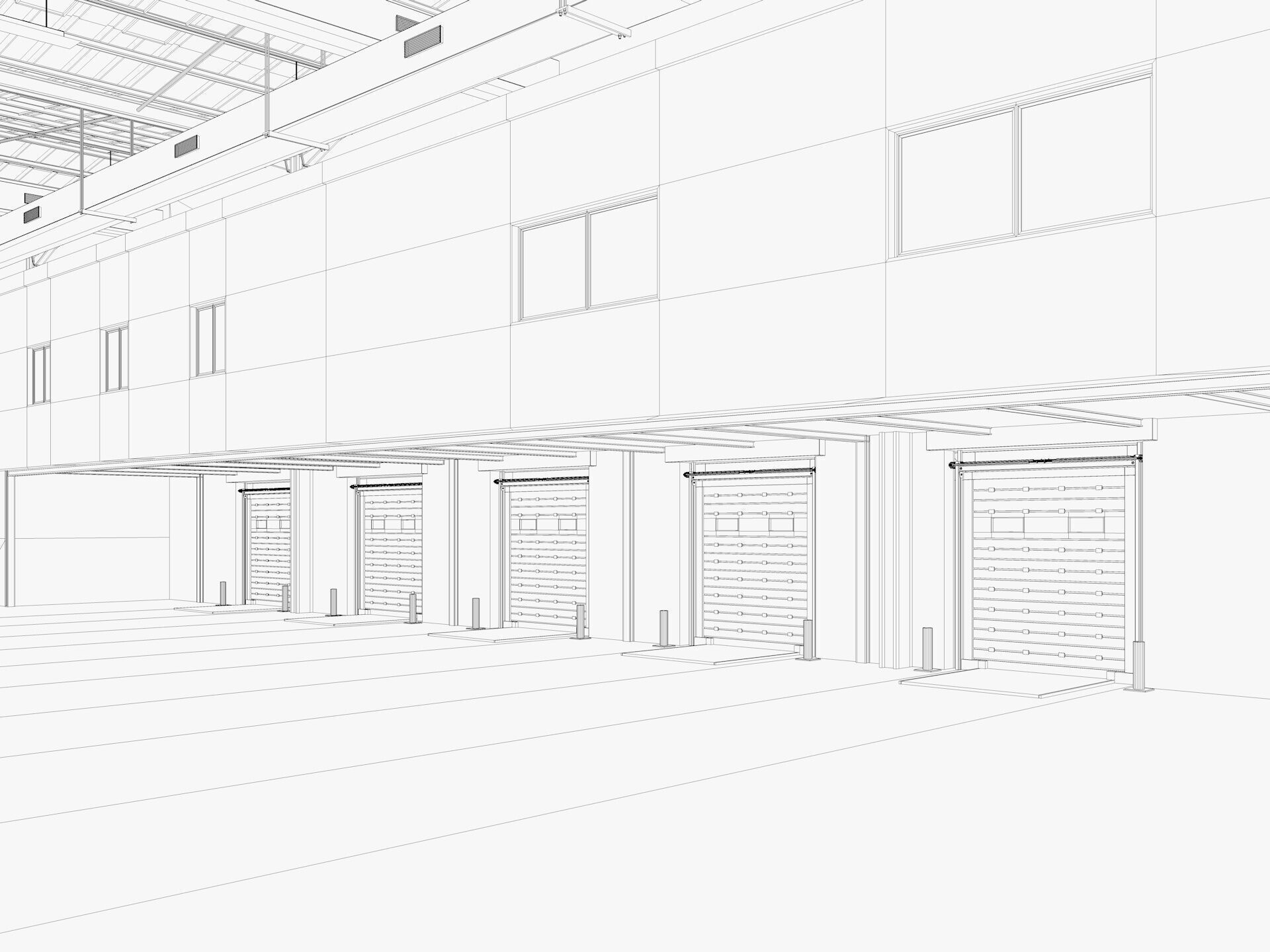 Warehouse Logistic 6 interior and exterior 3D model_22