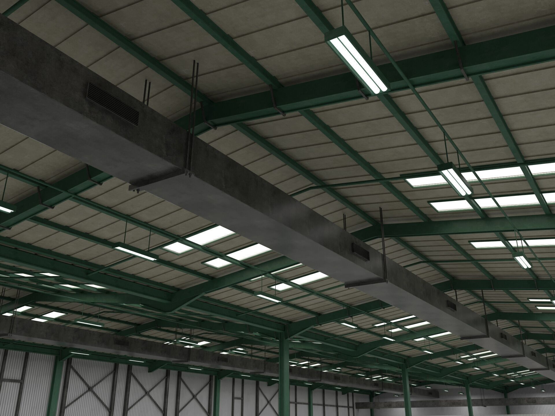 Warehouse Logistic 6 interior and exterior 3D model_14