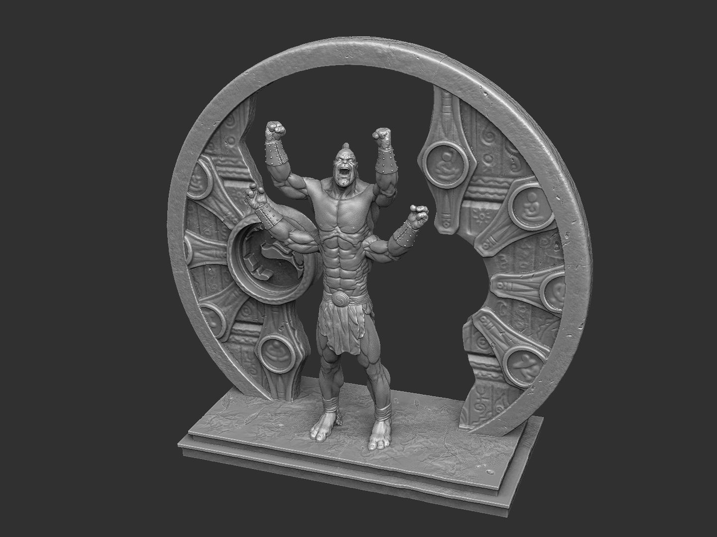GORO 1995 2 options FOR 3D PRINT STL assembly model 3D print model_29
